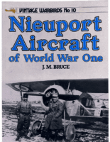 WW1 British French Nieuport Aircraft Vintage Warbirds No 10 SC Reference Book WW1 British French Nieuport Aircraft Vintage Warbirds No 10 SC Reference Book