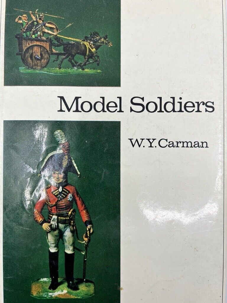 US British German Model Soldiers WY Carman Used Hard Cover Reference Book US British German Model Soldiers WY Carman Used Hard Cover Reference Book
