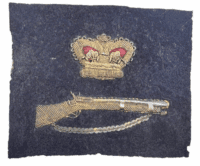 British RN Navy Victorian Marksman Bullion Wire Qualification Badge Insignia British RN Navy Victorian Marksman Bullion Wire Qualification Badge Insignia