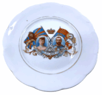 WW1 British Royal King George V & Queen Mary Commemorative Plate Austrian Made
