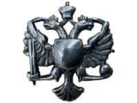 British Kings Royal Dragoon Guards Officers Silver Collar Badge