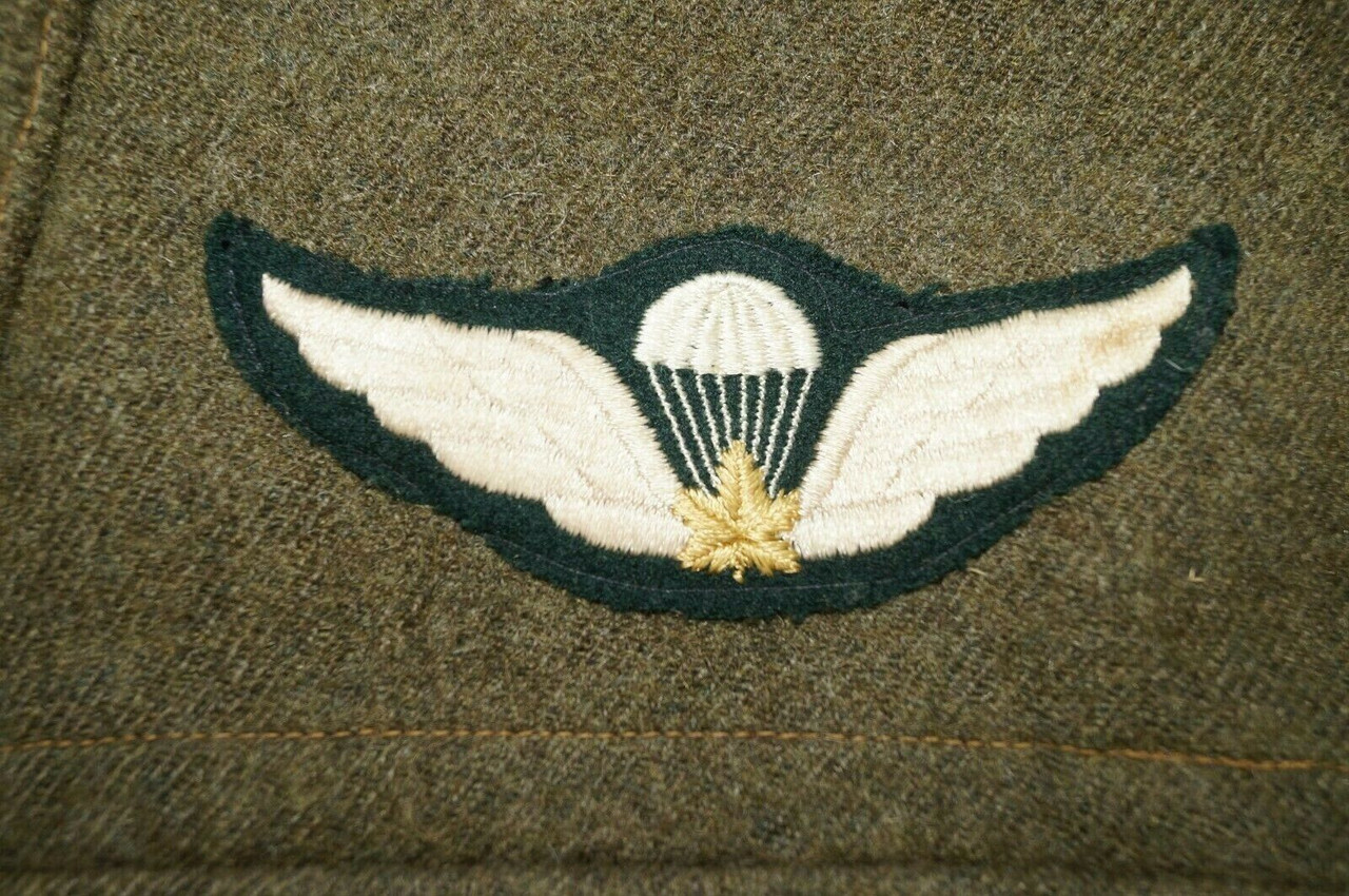 WW2 Canadian Airborne Canada Lance Corporal Battle Dress Jacket WW2 Canadian Airborne Canada Lance Corporal Battle Dress Jacket