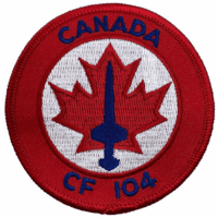 Canadian Forces RCAF CF-104 Starfighter Squadron Patch Insignia