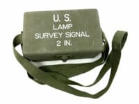 US Army Lamp Survey Signal 2in With Carry Case