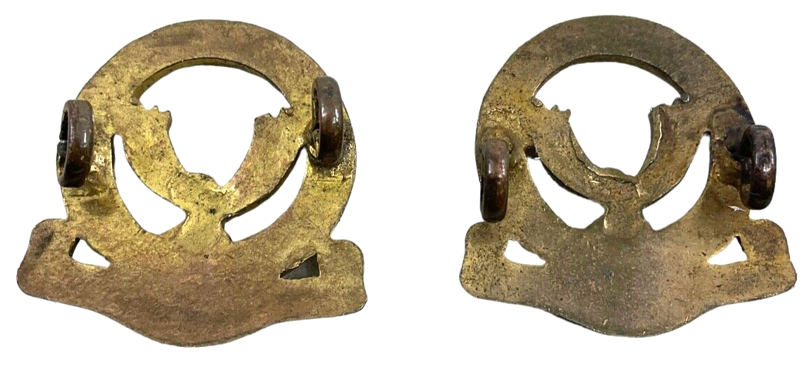 WW2 British ATC Air Training Corps Collar Badge Insignia Pair WW2 British ATC Air Training Corps Collar Badge Insignia Pair