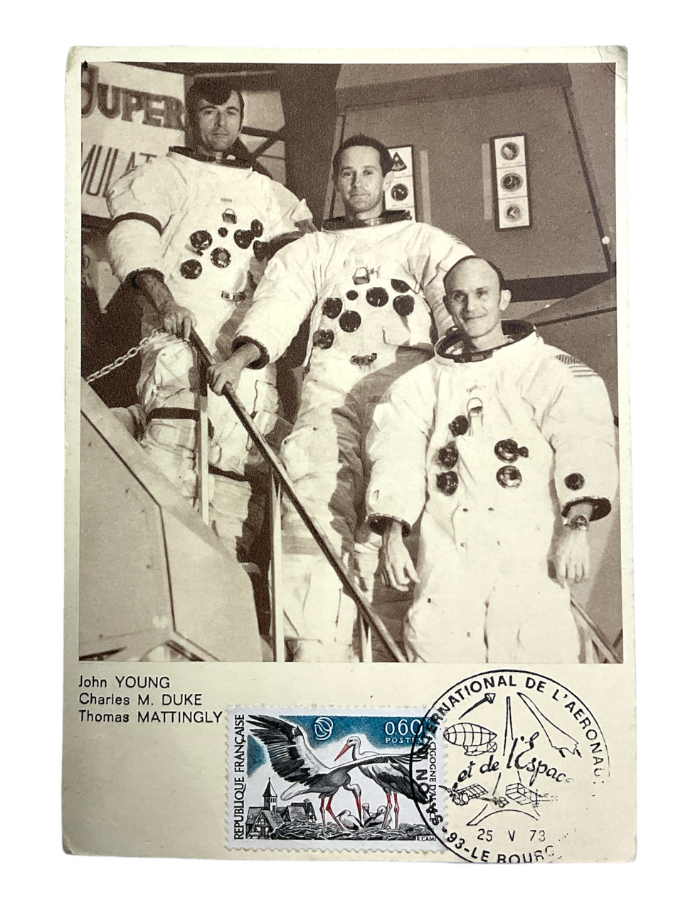 France French First Day Cover Stamp Nationale De L'Aeronautique Postcard Space France French First Day Cover Stamp Nationale De L'Aeronautique Postcard Space