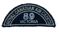 Canadian RCAC Air Cadets 89 Victoria Shoulder Title Insignia Patch