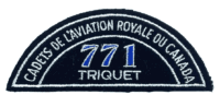 Canadian RCAC Air Cadets 771 Triquet Shoulder Title Insignia Patch