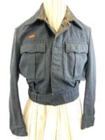 WW2 Canadian RCAF Air Force Battle Dress Jacket 1943 Dated Named Missing Boards WW2 Canadian RCAF Air Force Battle Dress Jacket 1943 Dated Named Missing Boards