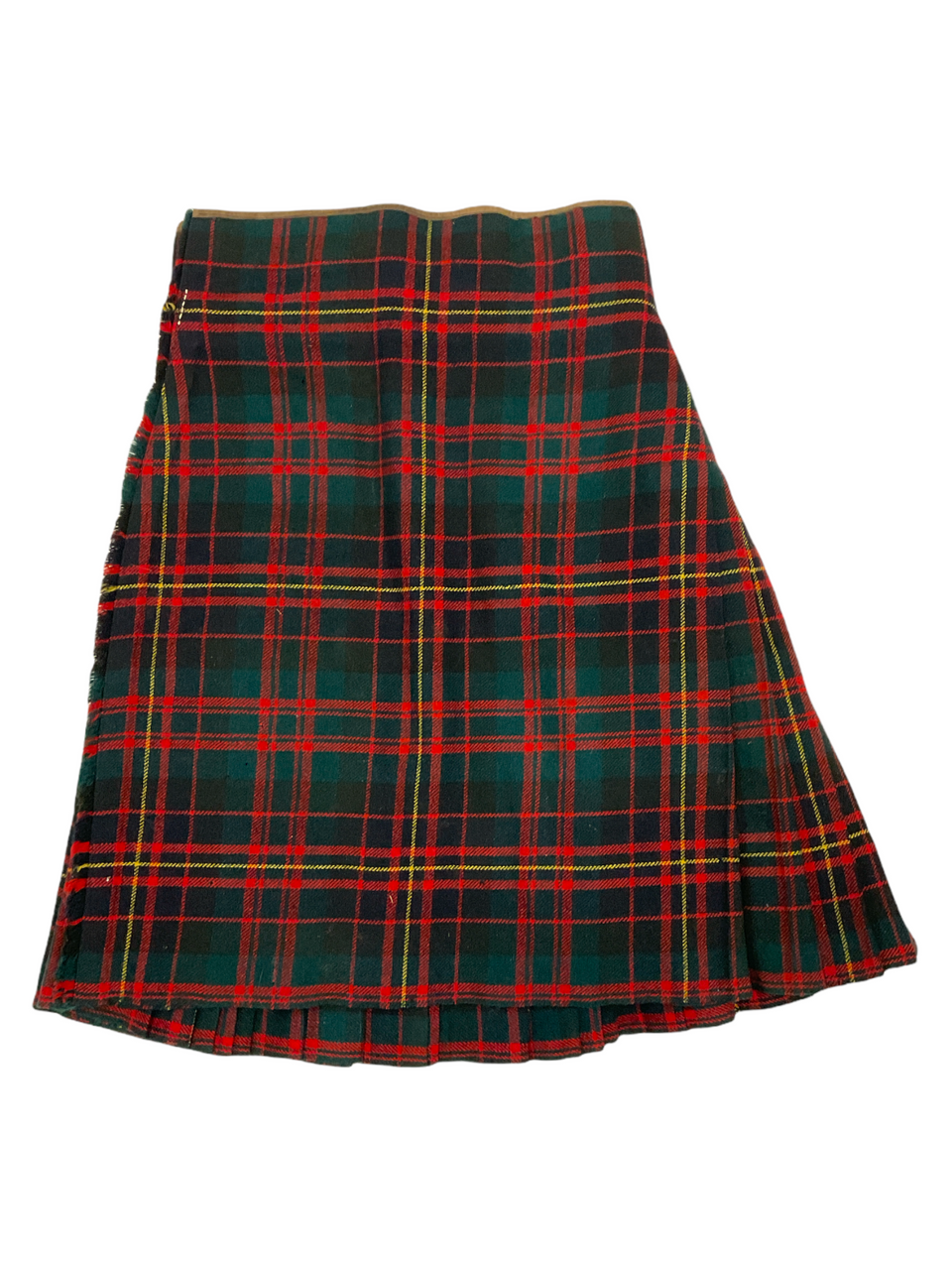 Canadian CEF Cameron Highlanders Of Canada Tartan Kilt 32 W 27 Drop Canadian CEF Cameron Highlanders Of Canada Tartan Kilt 32 W 27 Drop