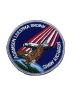 US NASA Adamson Leestma Brown Shaw Richards Space Patch