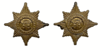 WW2 British Irish Guards Collars Insignia Pair