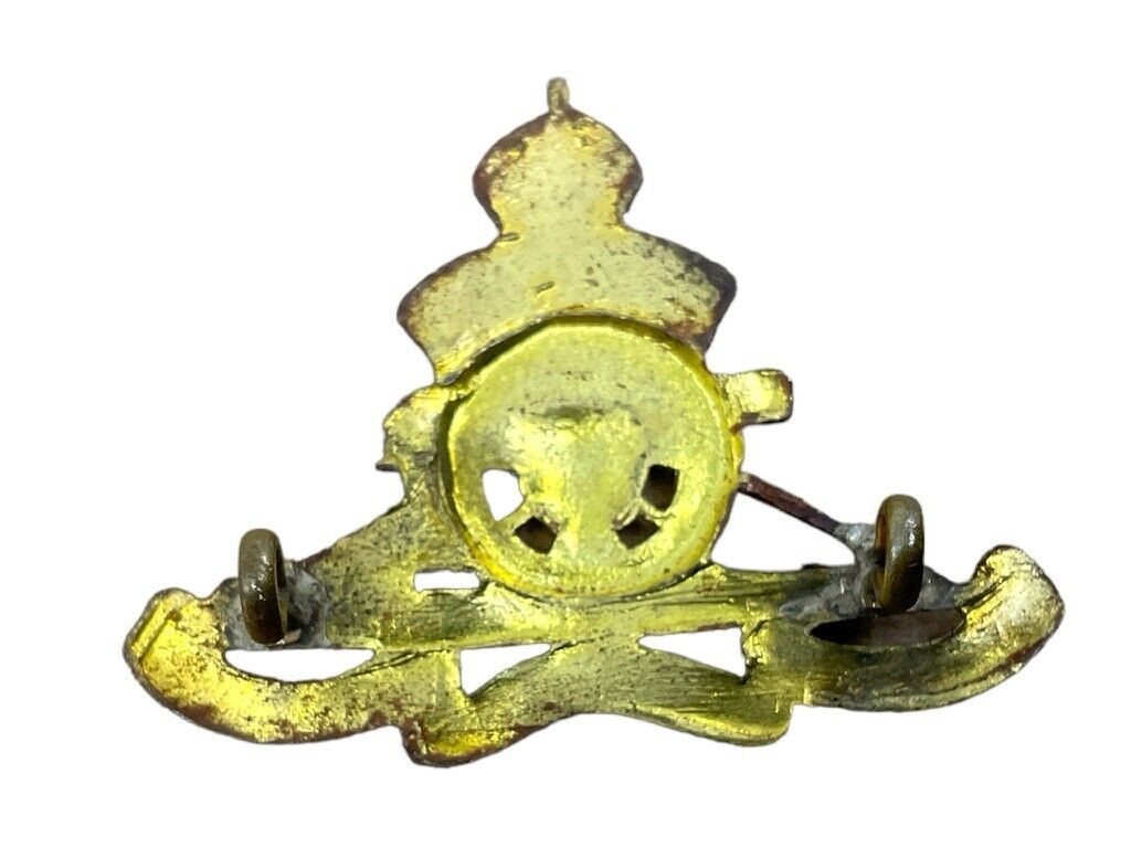 WW1 Canadian CEF CFA McGill University Battery Collar Insignia Single WW1 Canadian CEF CFA McGill University Battery Collar Insignia Single