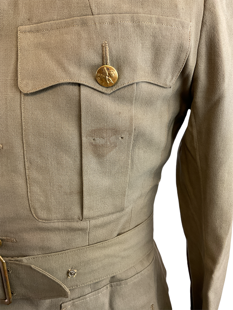 WW2 Canadian RCAF Pilot Officers Tropical Worsted Jacket 38 WW2 Canadian RCAF Pilot Officers Tropical Worsted Jacket 38