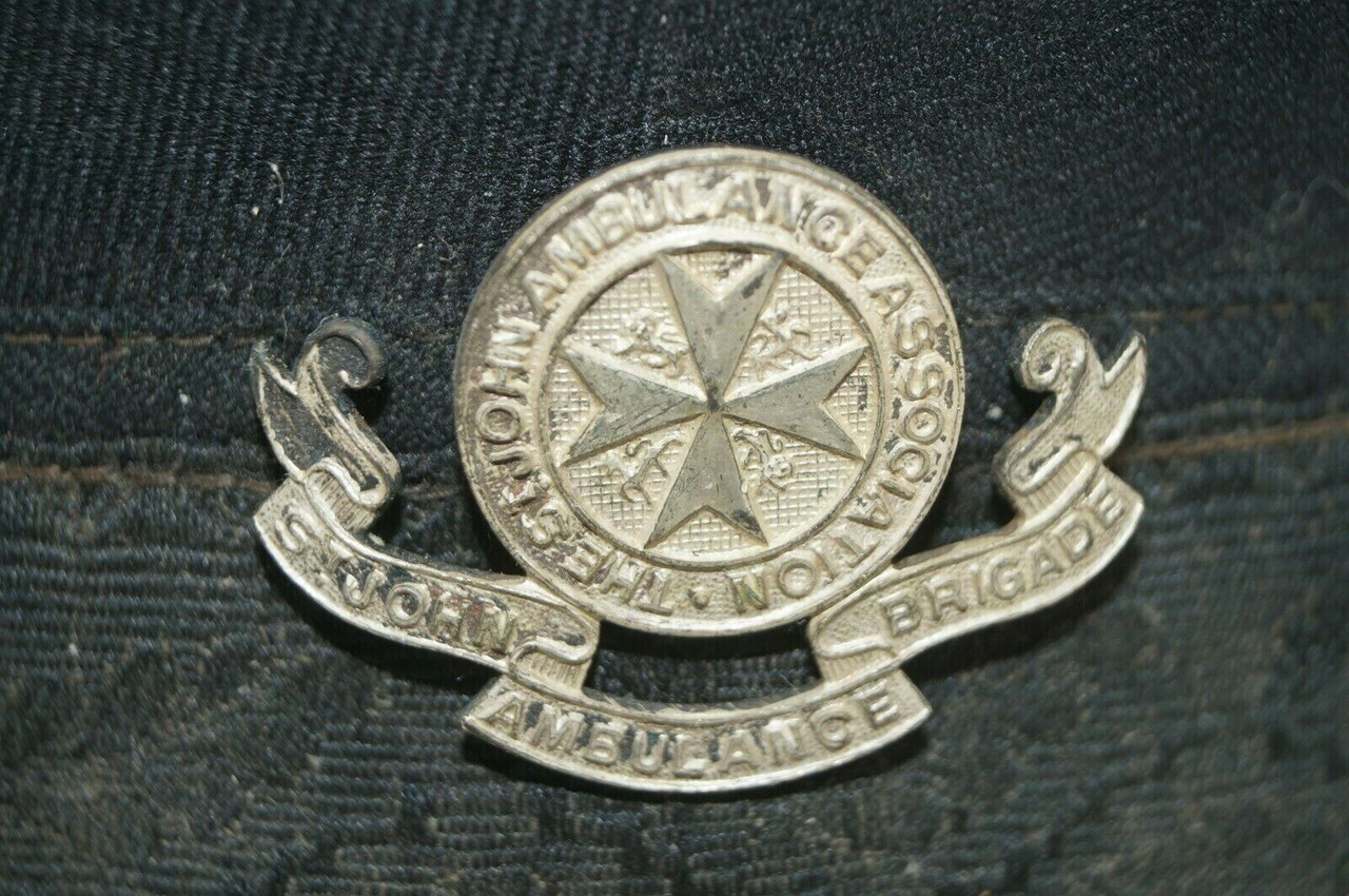 Vintage St Johns Ambulance Brigade Visor Cap Vintage St Johns Ambulance Brigade Visor Cap