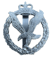 British Army Air Corps Staybright Cap Badge