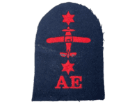 British RN Navy Leading Aircraft Airframe & Engine Ratings Sleeve Patch Insignia