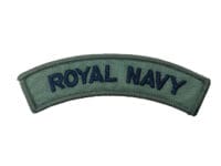 British RN Royal Navy Shoulder Title Insignia