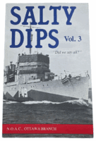 WW2 Canadian Navy RCN Salty Dips Vol 3 Softcover Reference Book