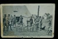 WW1 Canadian CEF Souvenir Paper Col Hemming and Officers Postcard