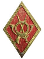 WW2 French France Carabiniers Collar Insignia Single