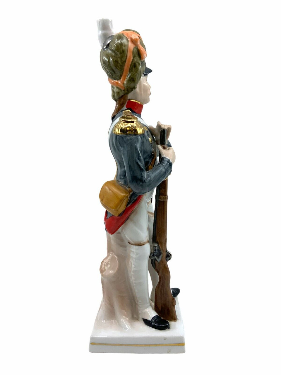 Napoleonic France French Grenadier Guard Porcelain Figure 11 Inches Napoleonic France French Grenadier Guard Porcelain Figure 11 Inches