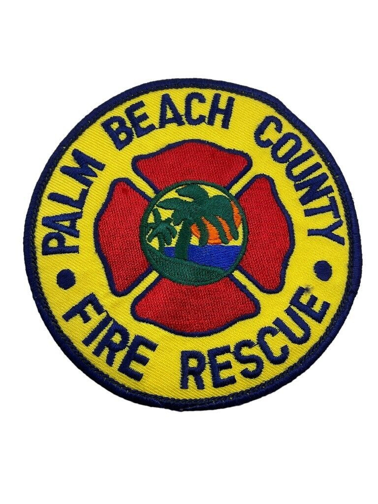 US Palm Beach County Florida Fire Rescue Department Patch US Palm Beach County Florida Fire Rescue Department Patch