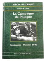 WW2 German Campaign in Poland Sept to Oct 1939 FRENCH TEXT HC Reference Book