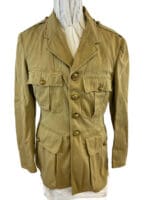Pre WW2 Canadian Militia Khaki Officers Tropical Service Dress Uniform Jacket
