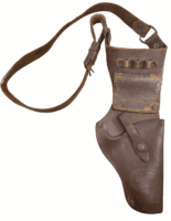 US Army Toy Leather Holster & Belt Vintage US Army Toy Leather Holster & Belt Vintage