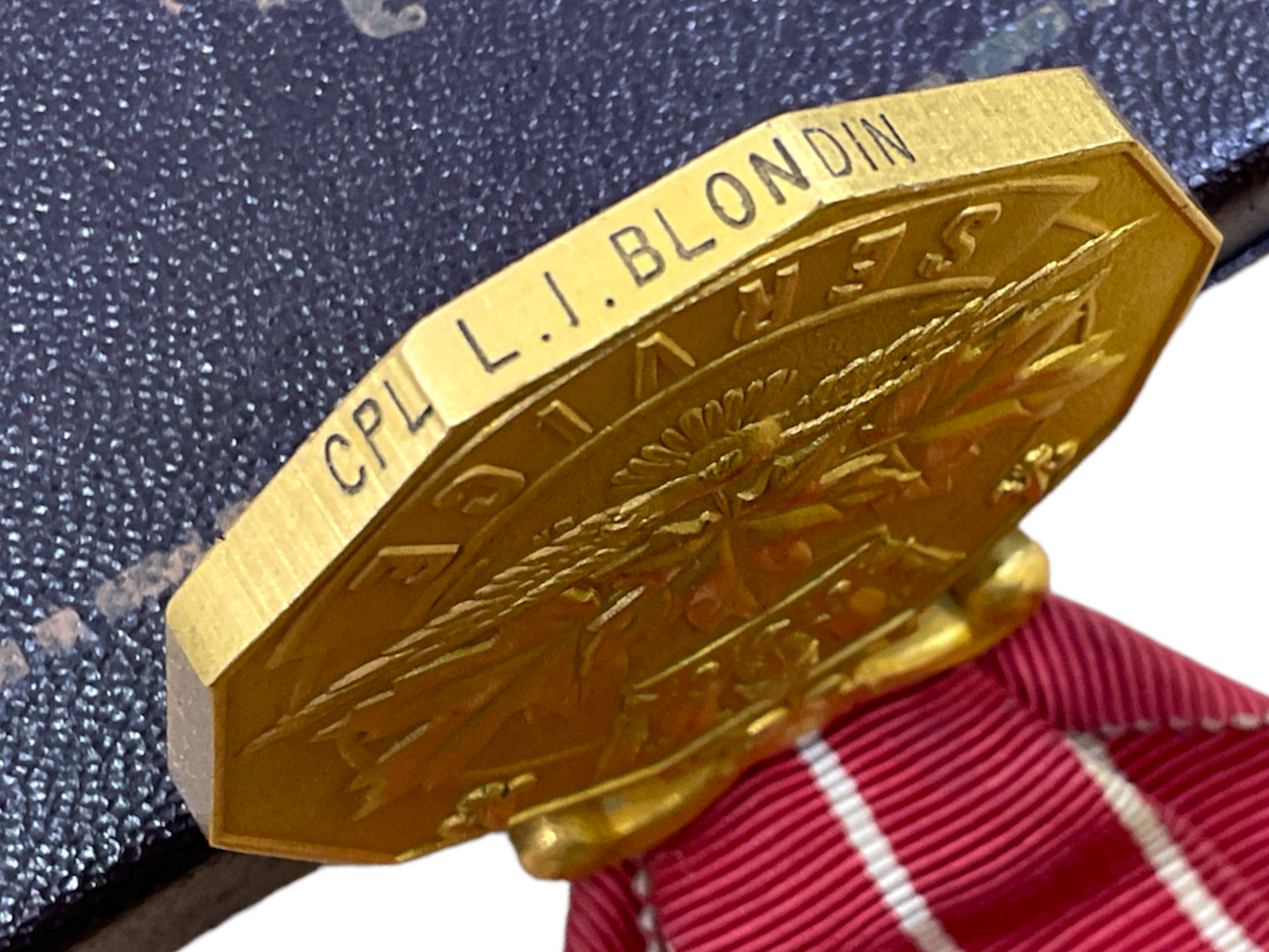 Canadian Forces Decoration Medal CD & Bar Cpl Blondin Canadian Forces Decoration Medal CD & Bar Cpl Blondin