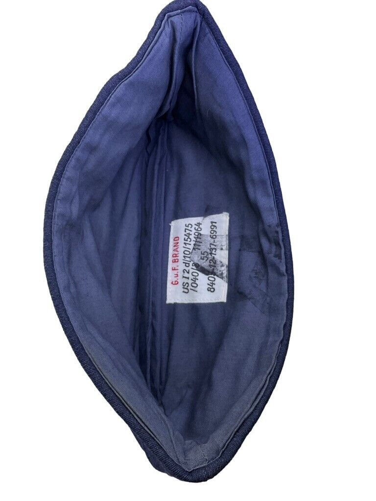 West German Airforce Yellow Piped Side Cap Size 55 West German Airforce Yellow Piped Side Cap Size 55