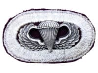 US Army 8th Medical Battalion Airborne Jump Oval Wings Insignia