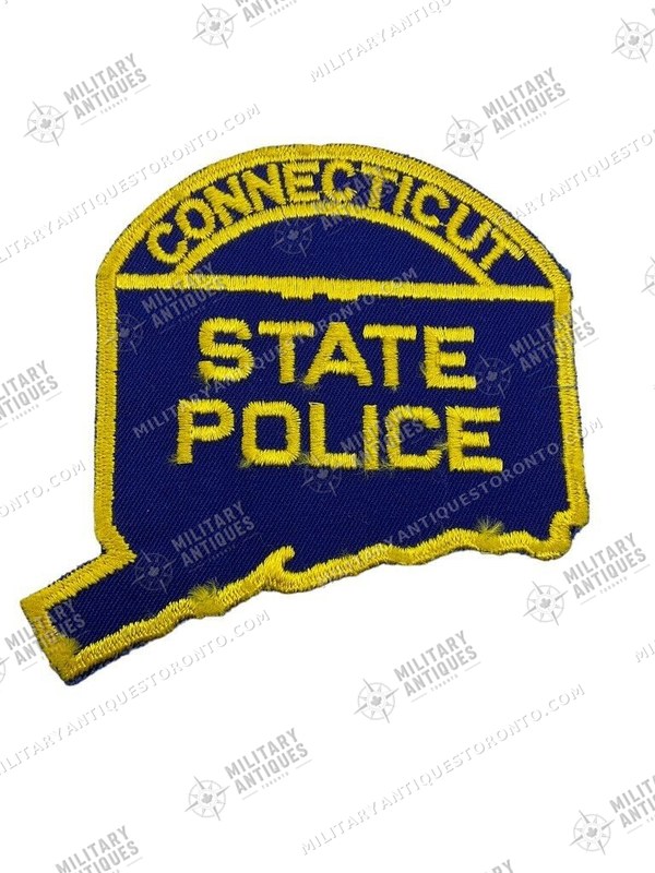 US Connecticut State Police Patch 1 - Military Antiques Toronto