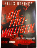 WW2 German The volunteers of the Waffen GERMAN TEXT Hardcover Reference Book