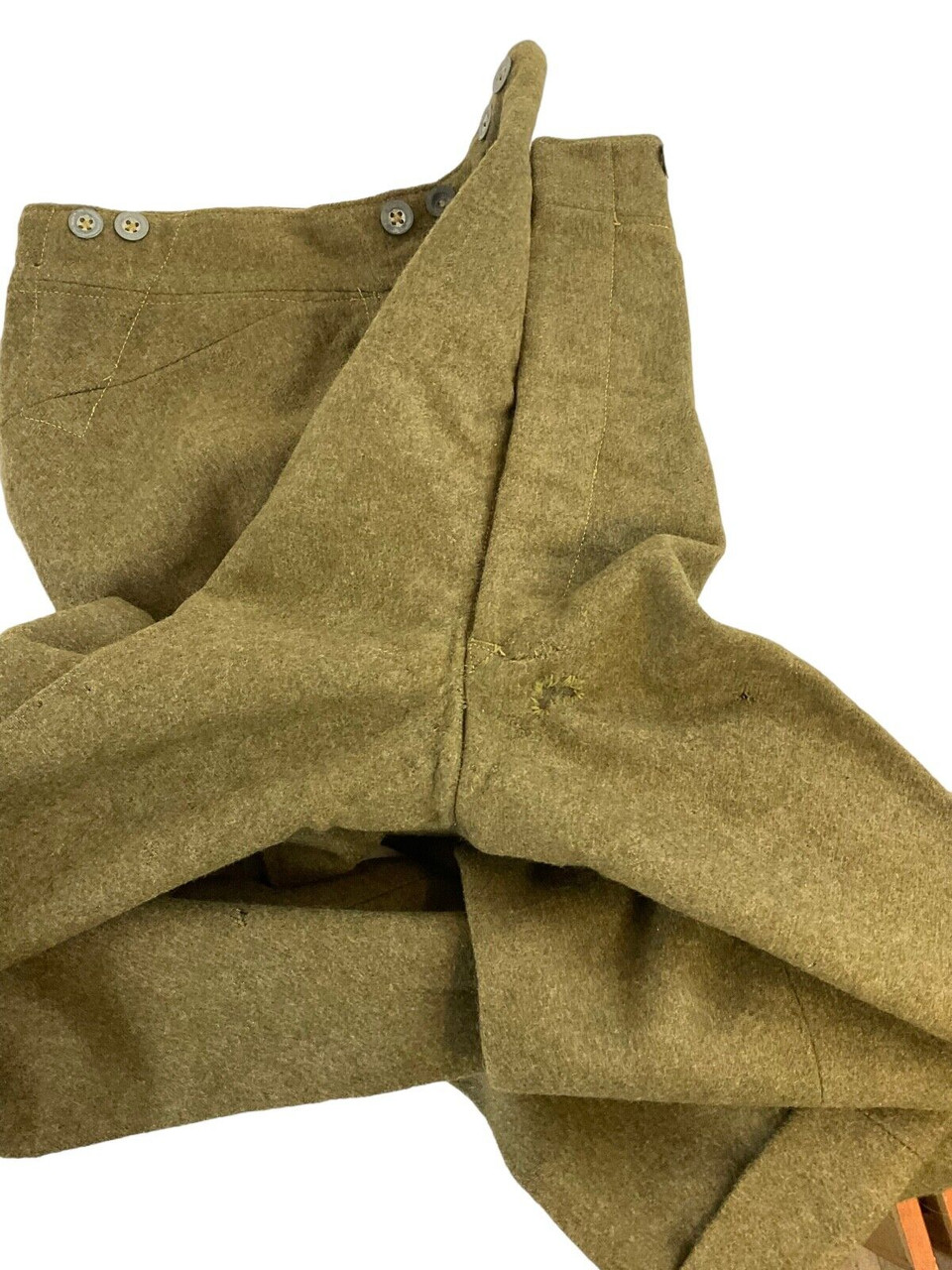 WW1 British BEF 1902 Pattern Straight Leg Trousers Pants RARE WW1 British BEF 1902 Pattern Straight Leg Trousers Pants RARE
