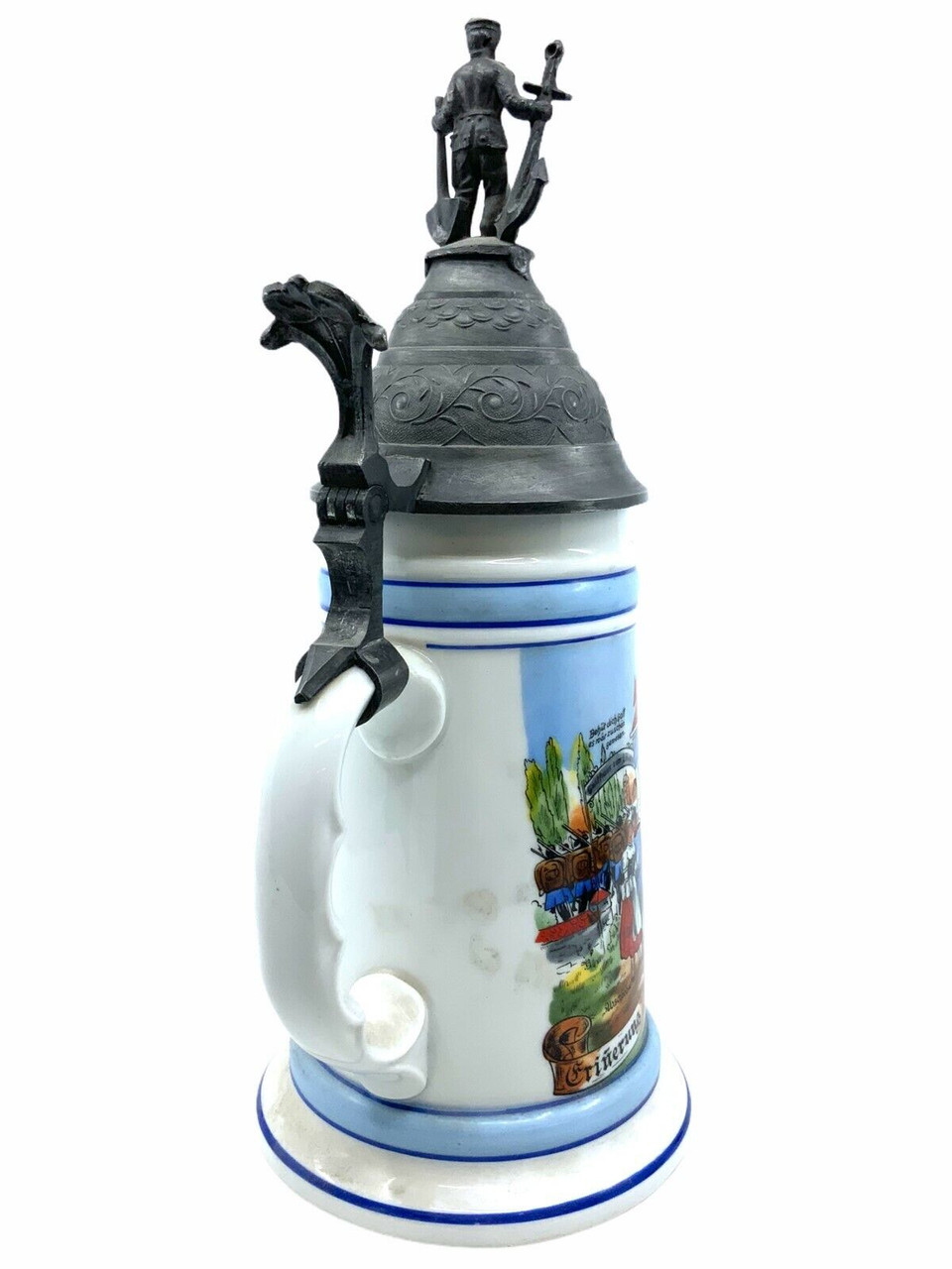 WW1 Imperial German Pioneer Battalion Munchen Beer Stein WW1 Imperial German Pioneer Battalion Munchen Beer Stein