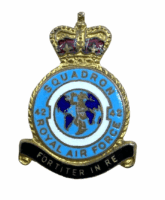 British RAF 42 Squadron Crest Enamel Pin Back Badge Insignia