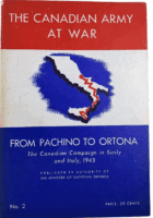 WW2 The Canada Army At War From Pachino to Ortona No 2 Softcover Reference Book