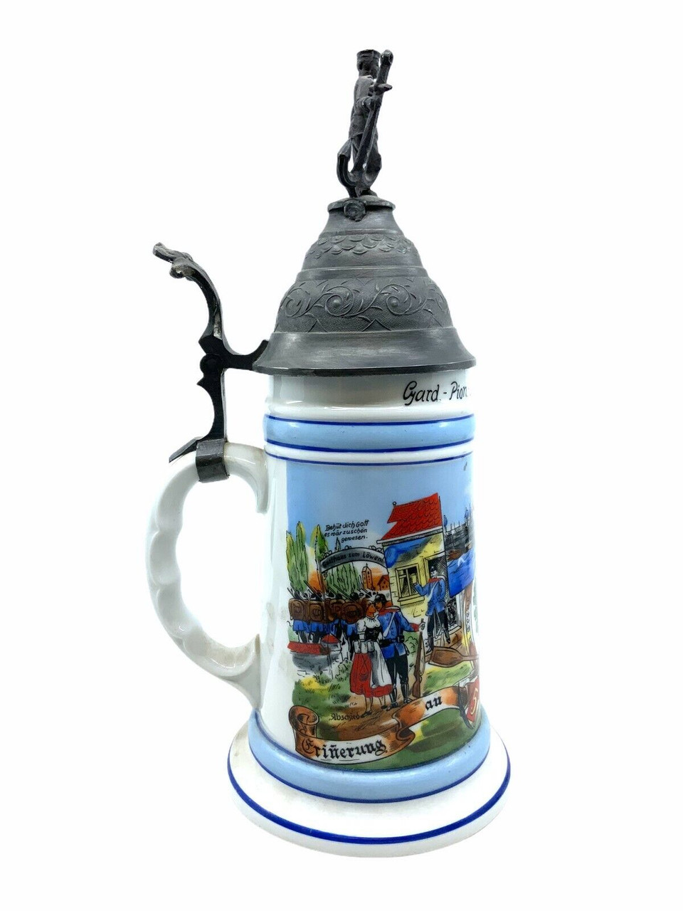 WW1 Imperial German Pioneer Battalion Munchen Beer Stein WW1 Imperial German Pioneer Battalion Munchen Beer Stein