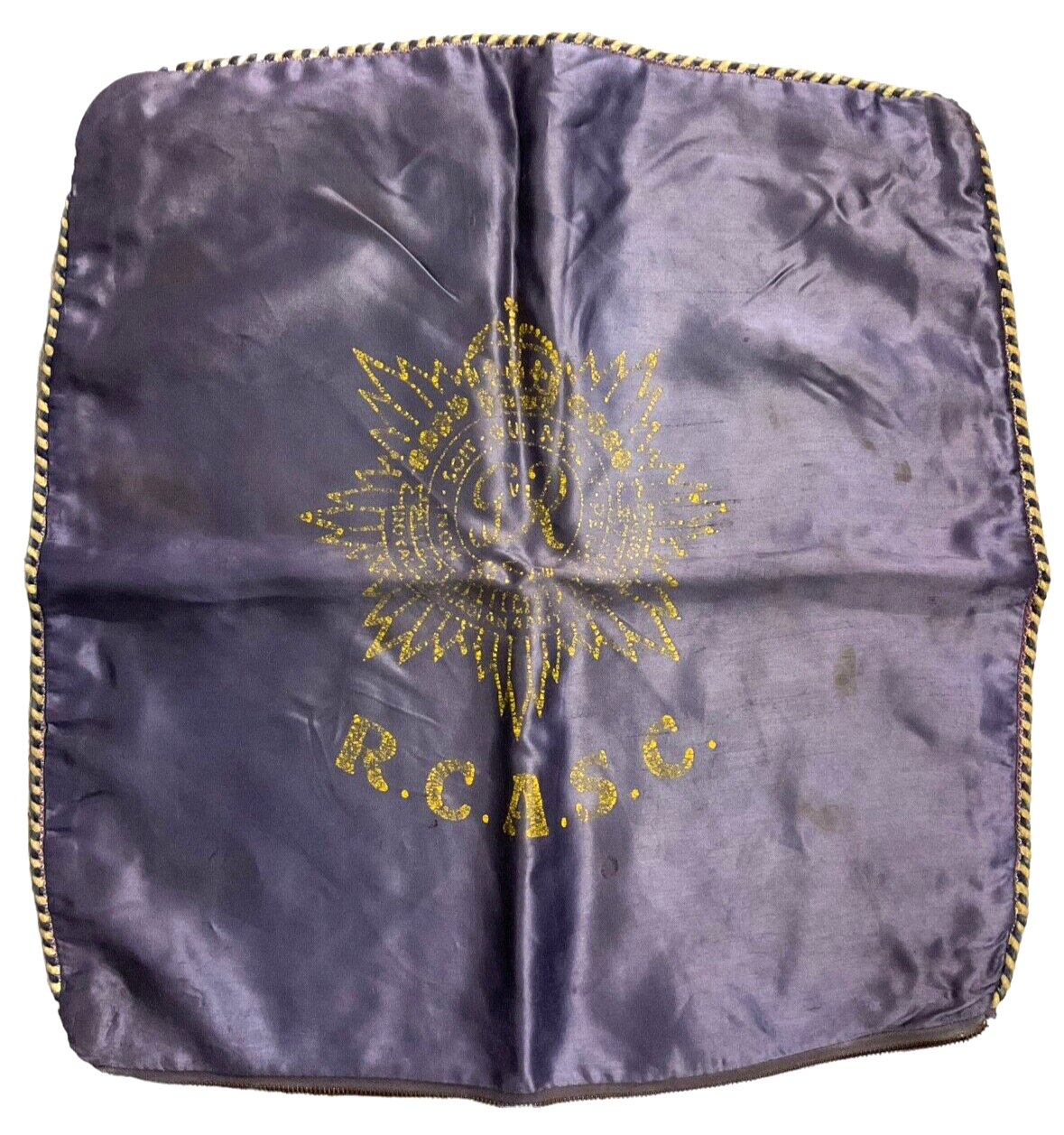WW2 Royal Canadian Army Service Corps Sweetheart Pillow Case WW2 Royal Canadian Army Service Corps Sweetheart Pillow Case