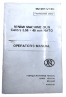 Canadian Forces NATO Minimi Operators Manual Book 1981 With Comprehensive Images