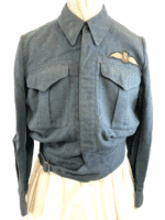WW2 Canadian RCAF Battledress Blouse Jacket & Pilot Wings WW2 Canadian RCAF Battledress Blouse Jacket & Pilot Wings
