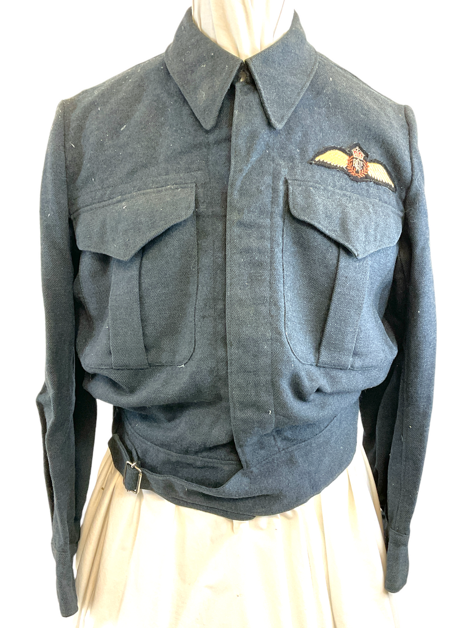 WW2 Canadian RCAF Battledress Blouse Jacket & Pilot Wings WW2 Canadian RCAF Battledress Blouse Jacket & Pilot Wings