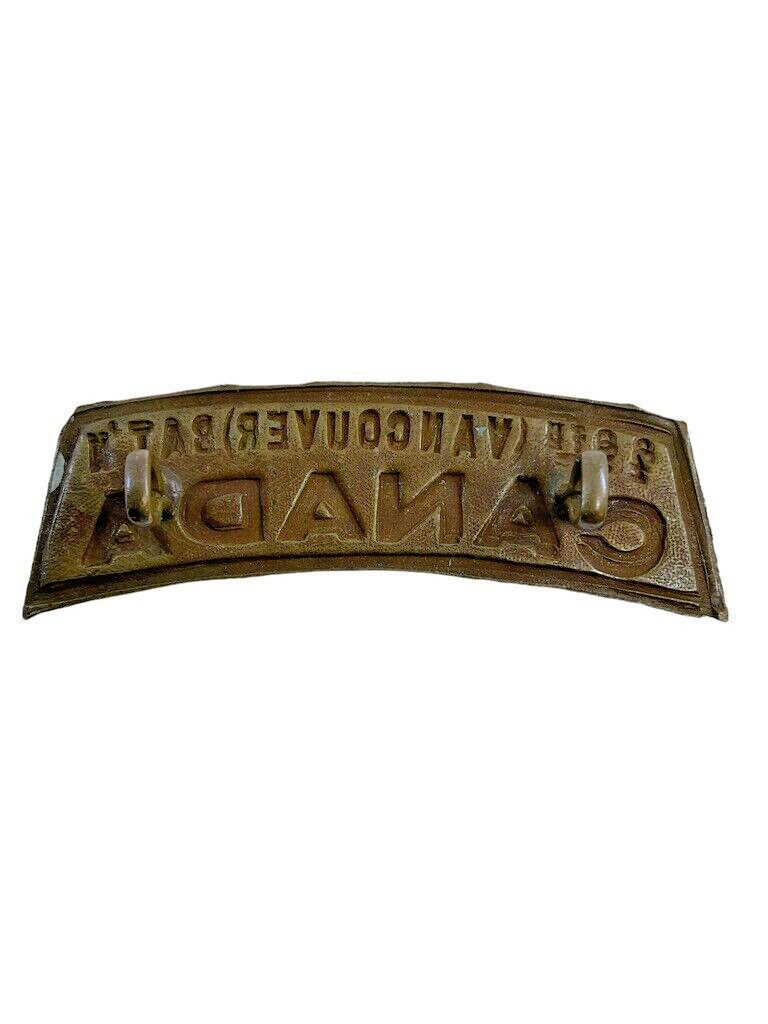 WW1 Canadian CEF 29th Battalion Vancouver Metal Shoulder Title Single WW1 Canadian CEF 29th Battalion Vancouver Metal Shoulder Title Single