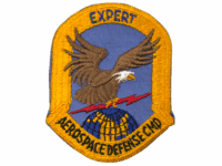 US USAF Aerospace Defense Command Expert Patch US USAF Aerospace Defense Command Expert Patch