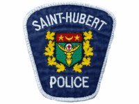 Canadian Saint Hubert Quebec White Edge Police Patch 1 Canadian Saint Hubert Quebec White Edge Police Patch 1
