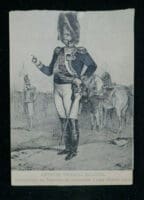 Napoleonic Era French Colonel Officer Postcard Napoleonic Era French Colonel Officer Postcard
