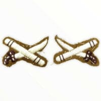 British Generals Khaki Crossed Sword and Baton Pair 2