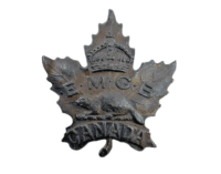 WW1 Canadian CEF Eatons Machine Gun Battery Collar Insignia Single 2